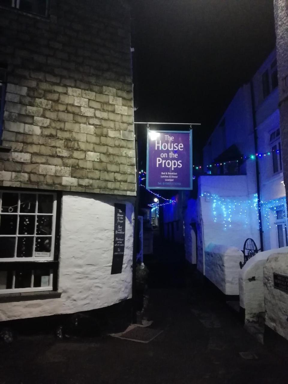 The House On The Props Bed and Breakfast Polperro Exteriör bild